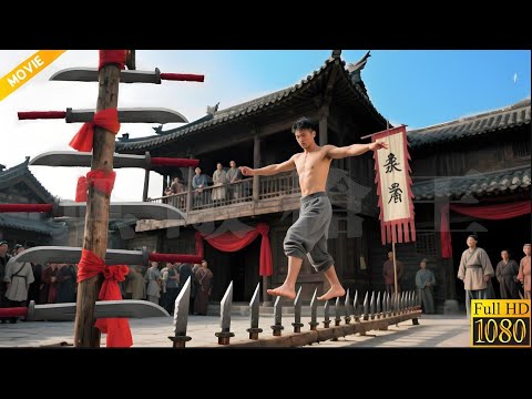 2025動作大片：刀王爬過刀梯以為無敵，竟被一個男孩輕鬆擊敗  ⚔️  抗日  MMA | Kung Fu
